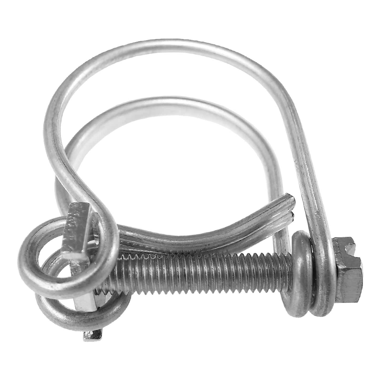 Double Wire Hose Clamp Galvanised 153mm-160mm