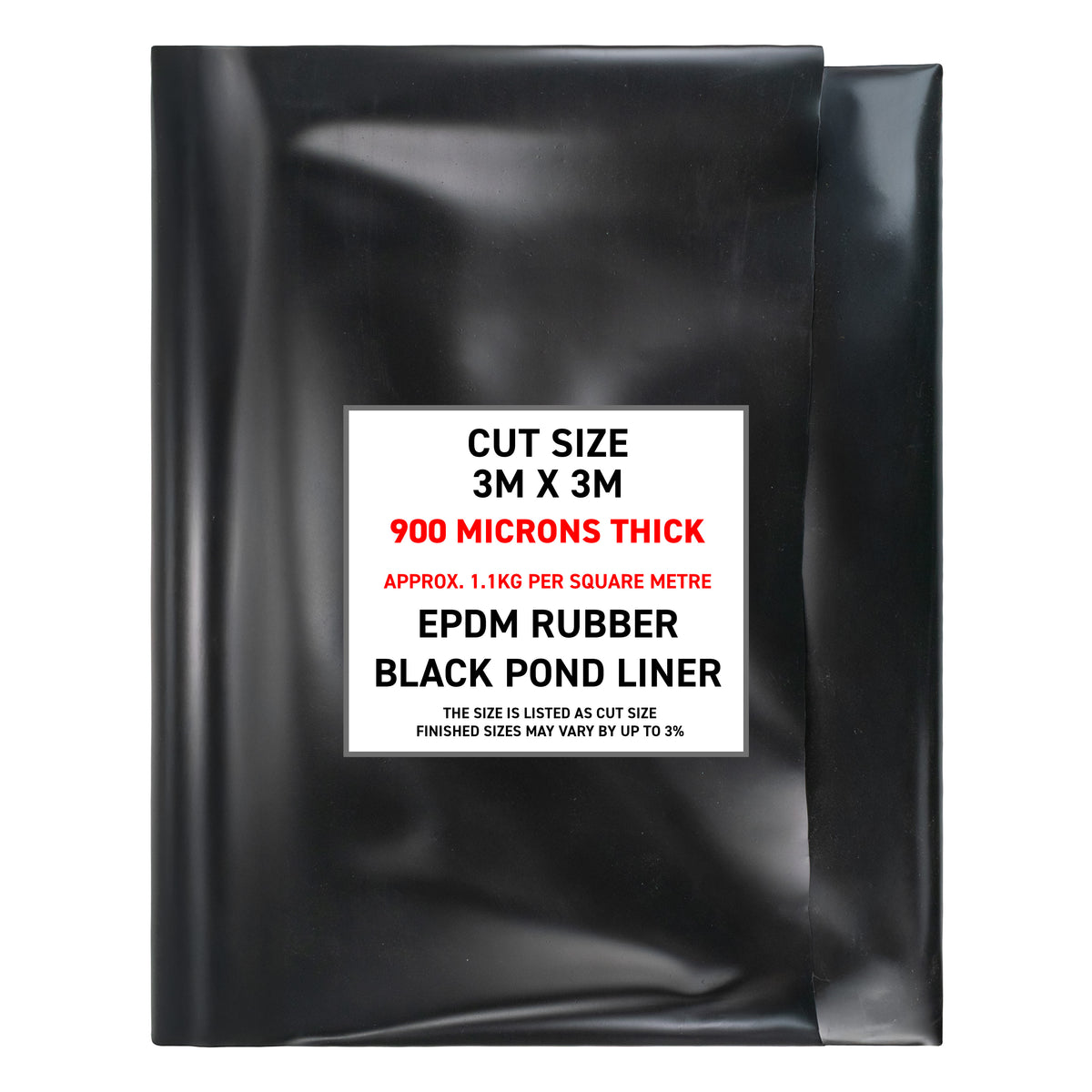Pond Liner EPDM  3m x 3m