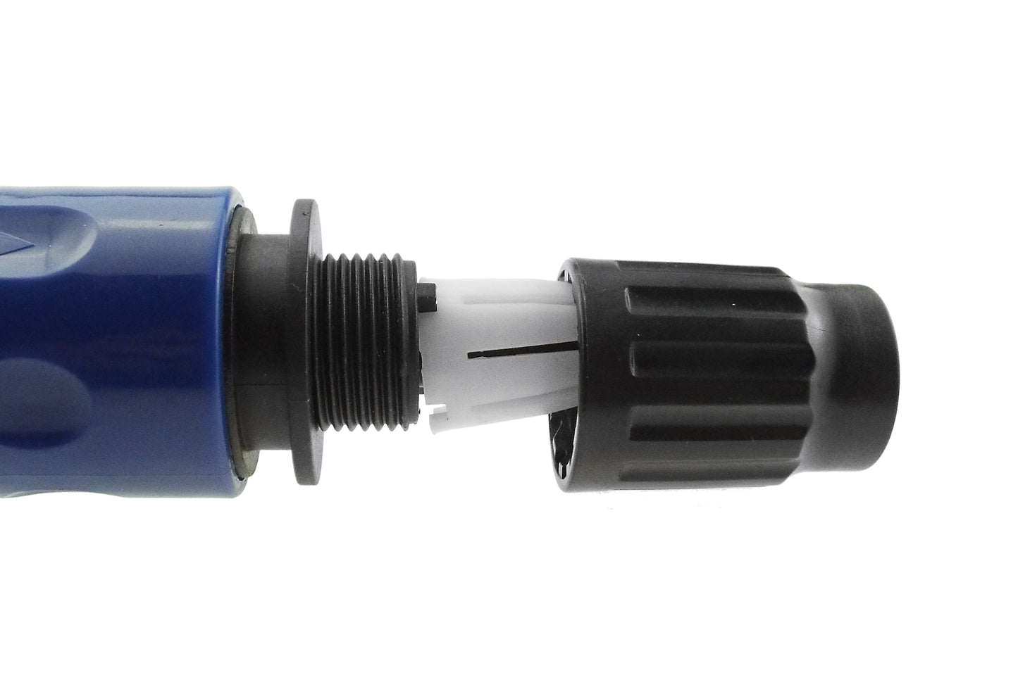 Expanding Hose Connector Blue