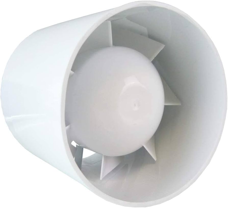 Euro 1 In Line Bathroom Fan 100mm