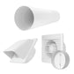 Through Wall Ventilation Kit – STYL Fan with Timer/Humidistat and White External Vent