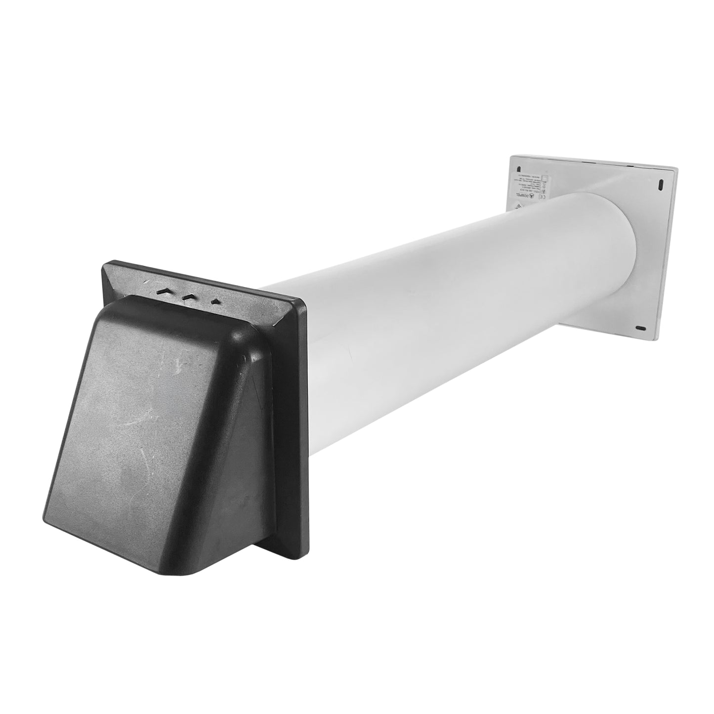 Through Wall Ventilation Kit – STYL Fan with Timer and Graphite External Vent