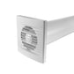 Through Wall Ventilation Kit – STYL Fan with Timer and Graphite External Vent