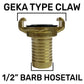 Premium Garden Hose Yellow with Geka Type Claw Fittings