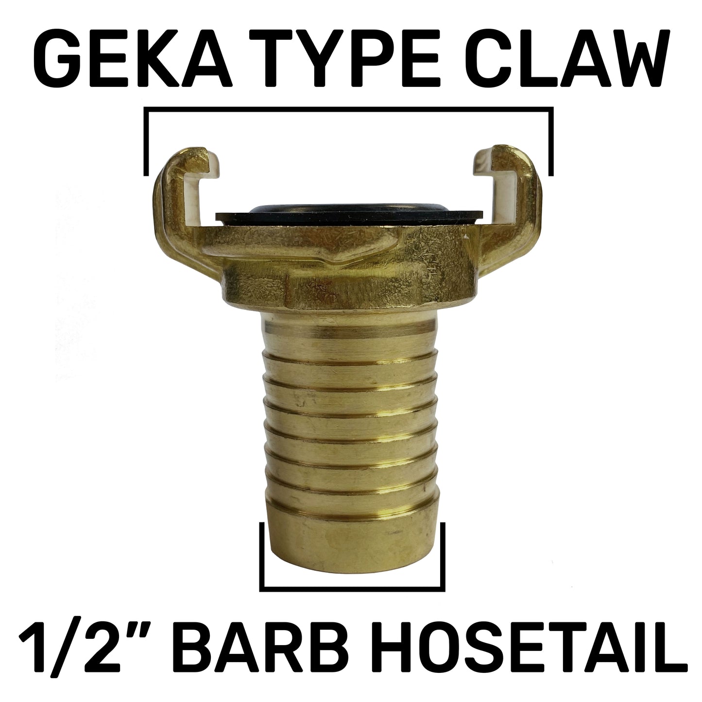 Premium Garden Hose Yellow with Geka Type Claw Fittings