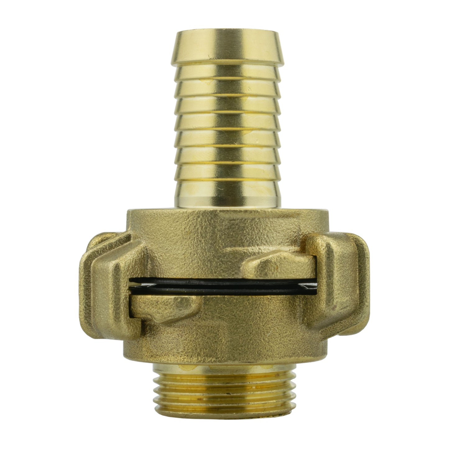Wall Flange Kit 25mm MDPE + Lever Valve + 19mm Barbed Geka Set