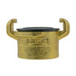 Wall Flange Kit 25mm MDPE + Brass Bib Tap with Geka Claw Outlet