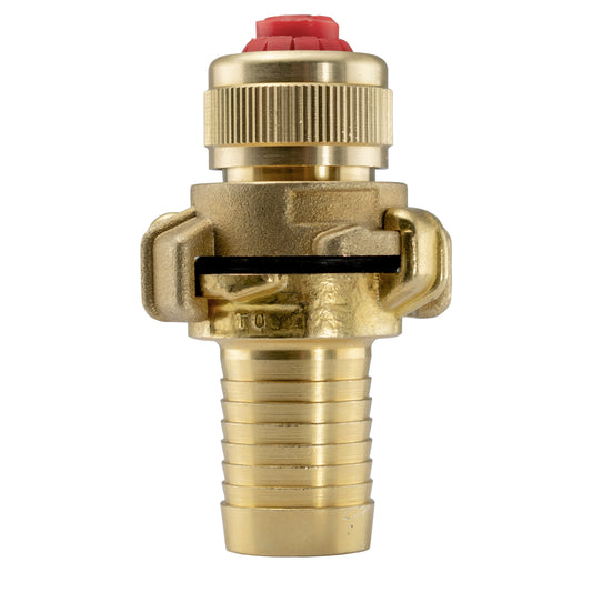 Geka Type Brass Claw Set – 19mm Barb and 3/4” Hose Connector