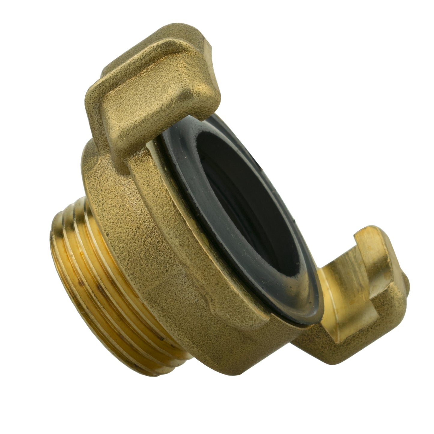 Wall Flange Kit 25mm MDPE + Lever Valve + 19mm Barbed Geka Set