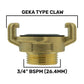 Wall Flange Kit 25mm MDPE + Lever Valve + 19mm Barbed Geka Set