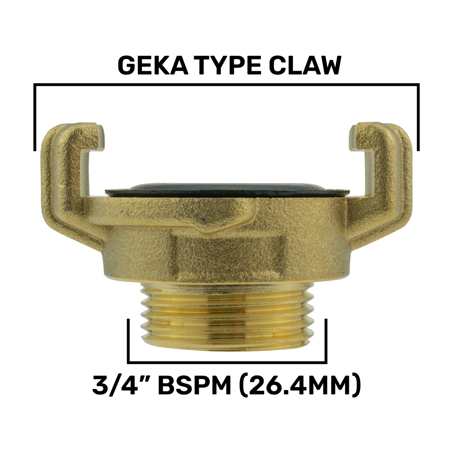Wall Flange Kit 25mm MDPE + Lever Valve + 19mm Barbed Geka Set