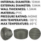 Grey Semi-Transparent PVC Pipe 12mm*15mm