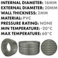 Grey Semi-Transparent PVC Pipe 16mm*20mm