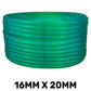 Green Semi-Transparent PVC Pipe 16mm*20mm