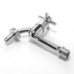 Water Butt Brass Kit 3/4" with Extended Brass Chrome Tap ½” Barb