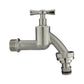 Wall Flange Kit 20mm MDPE + Bib Nickle Tap & Snap On