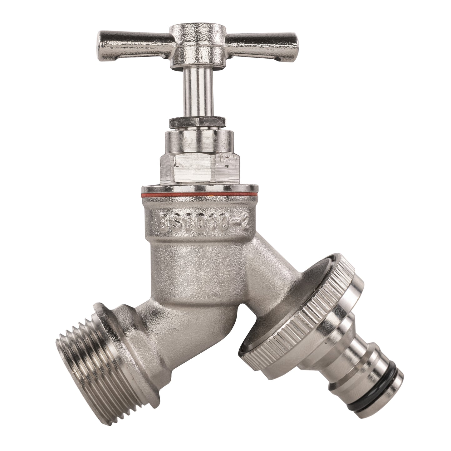 Water Butt Kit 1/2" with Nickel Plated Quick Connect Tap
