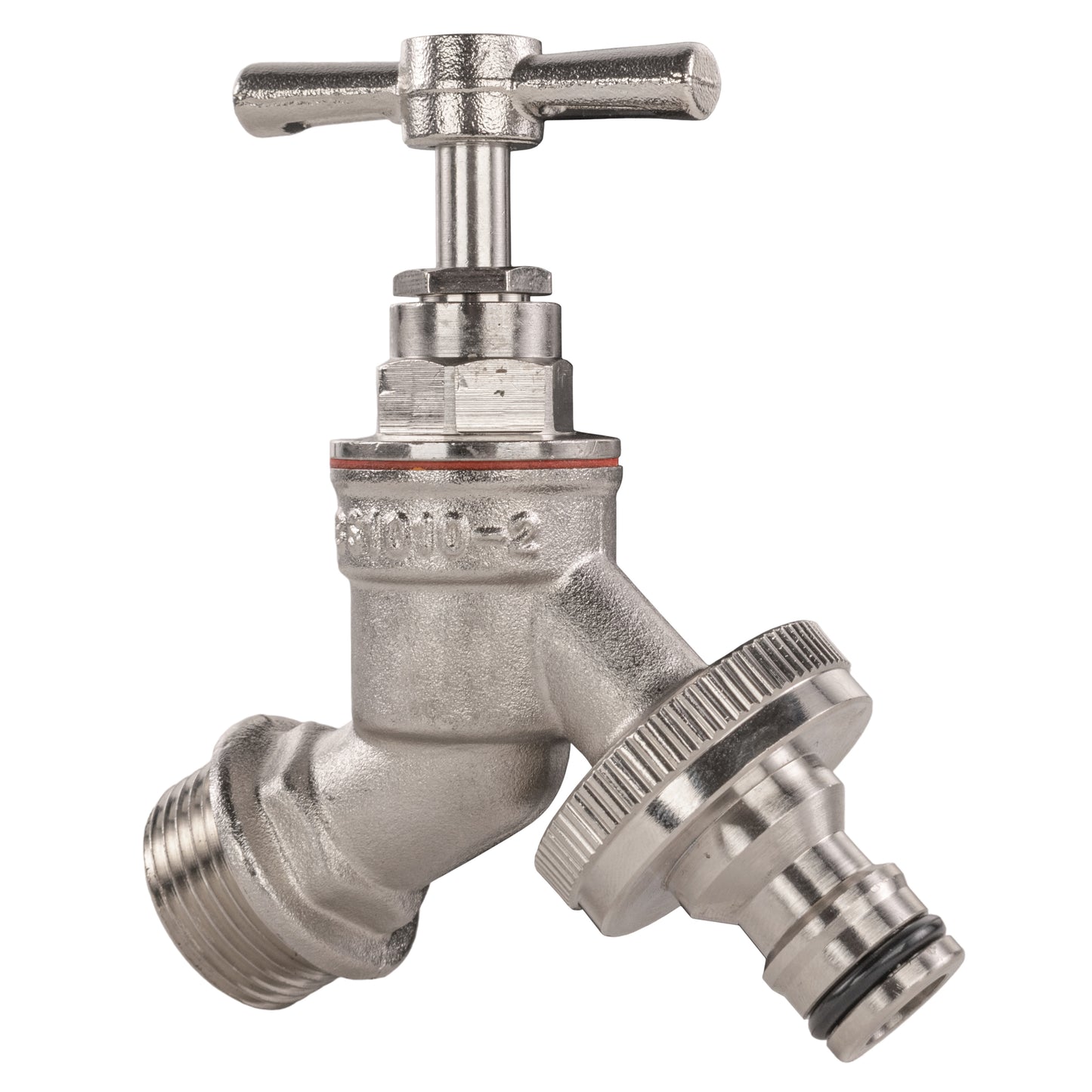 Water Butt Kit 1/2" with Nickel Plated Quick Connect Tap
