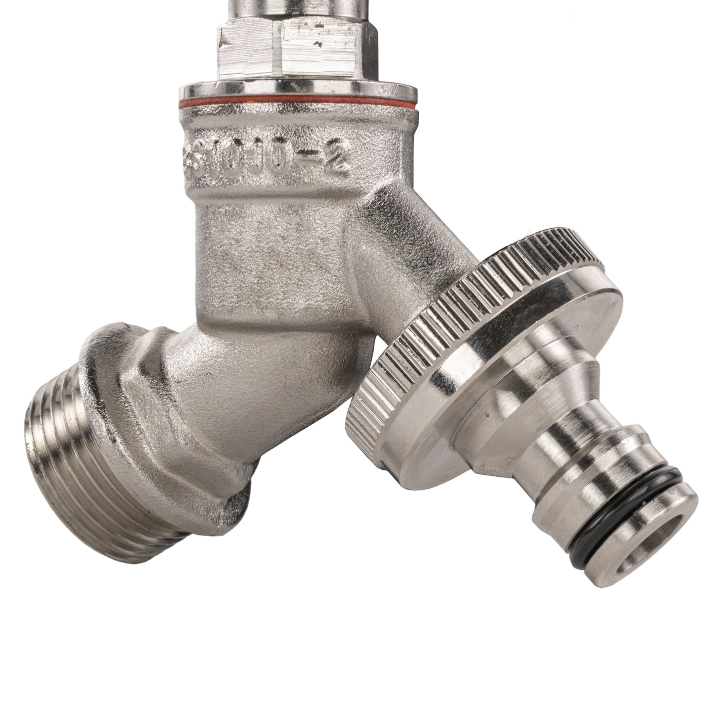 Water Butt Kit 1/2" with Nickel Plated Quick Connect Tap