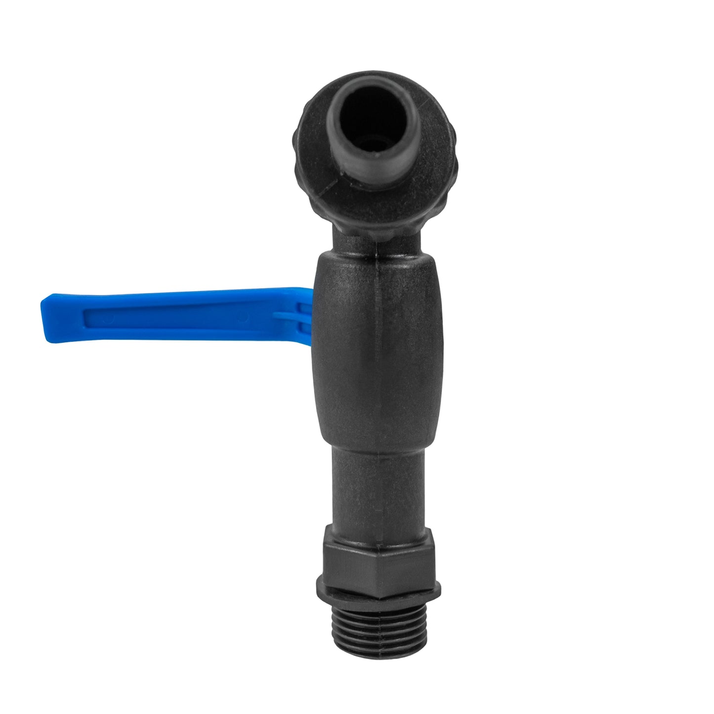 MDPE Tee 20mm and Nylon Garden Tap with Barb Outlet