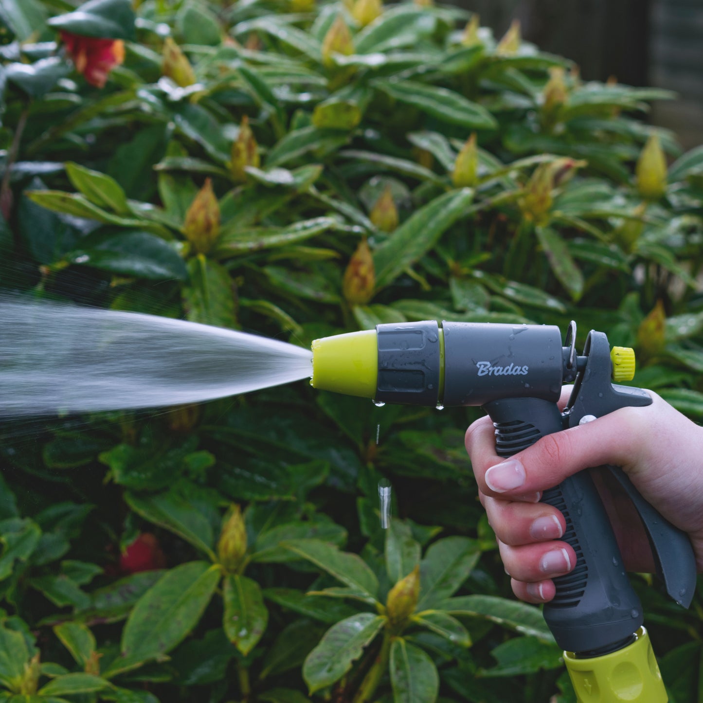 Hose Gun Water Sprayer Adjustable, Lime