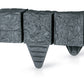 Plastic Lawn Edging ANTRACYT Granite Look Garden Border Section 27.5cm