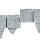 Plastic Lawn Edging Grey Granite Look Garden Border Section  27.5cm