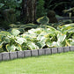 Plastic Lawn Edging Grey Granite Look Garden Border Section  27.5cm