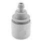 10mm Female Hose Connector, White/Grey
