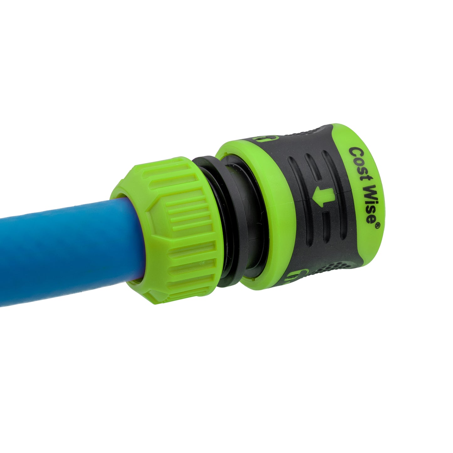 Cost Wise Click and Lock Hose Connector 1/2" Green