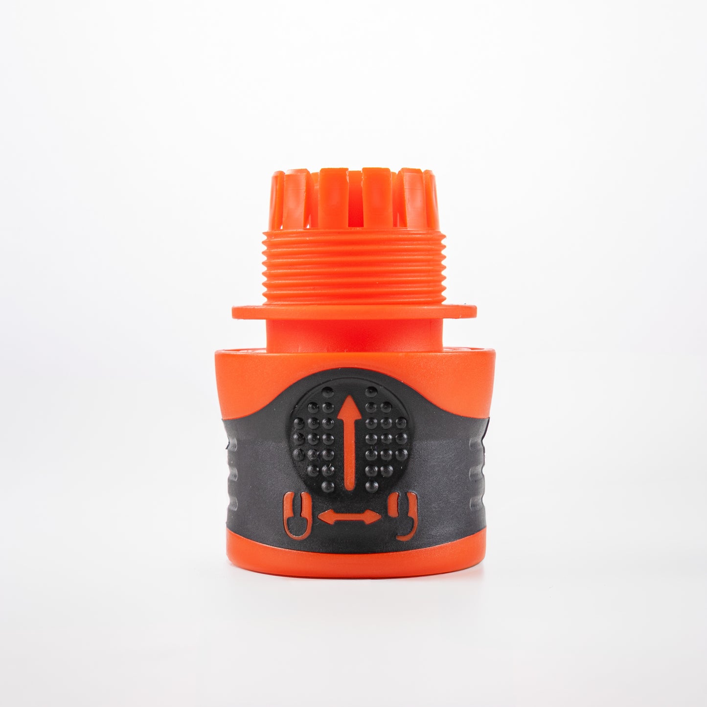 Premium Garden Hose Yellow with Orange Lock Connectors