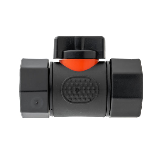 In Line Soft Touch Valve 3/4" BSPF Black