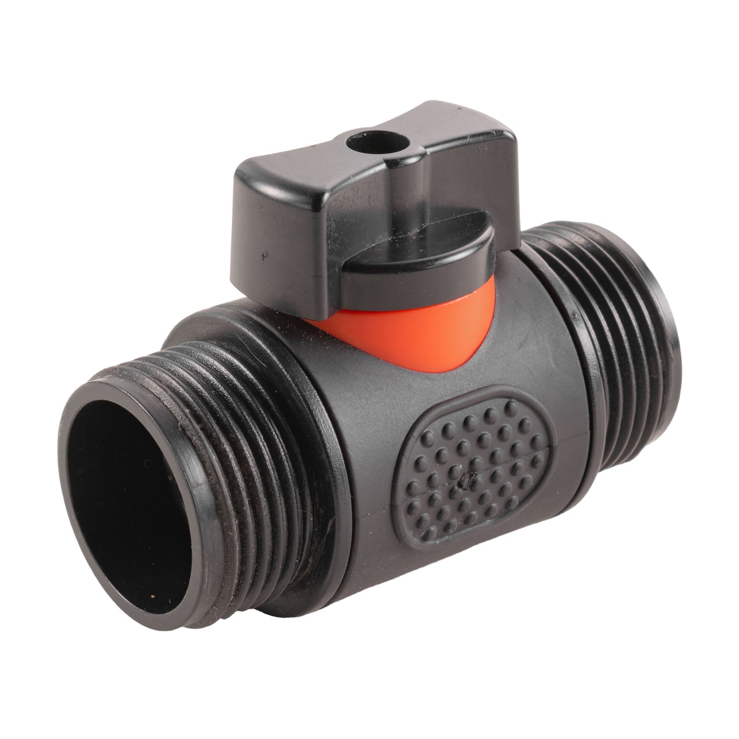 Wall Flange Kit 25mm MDPE + In-Line Valve + 20mm Barb