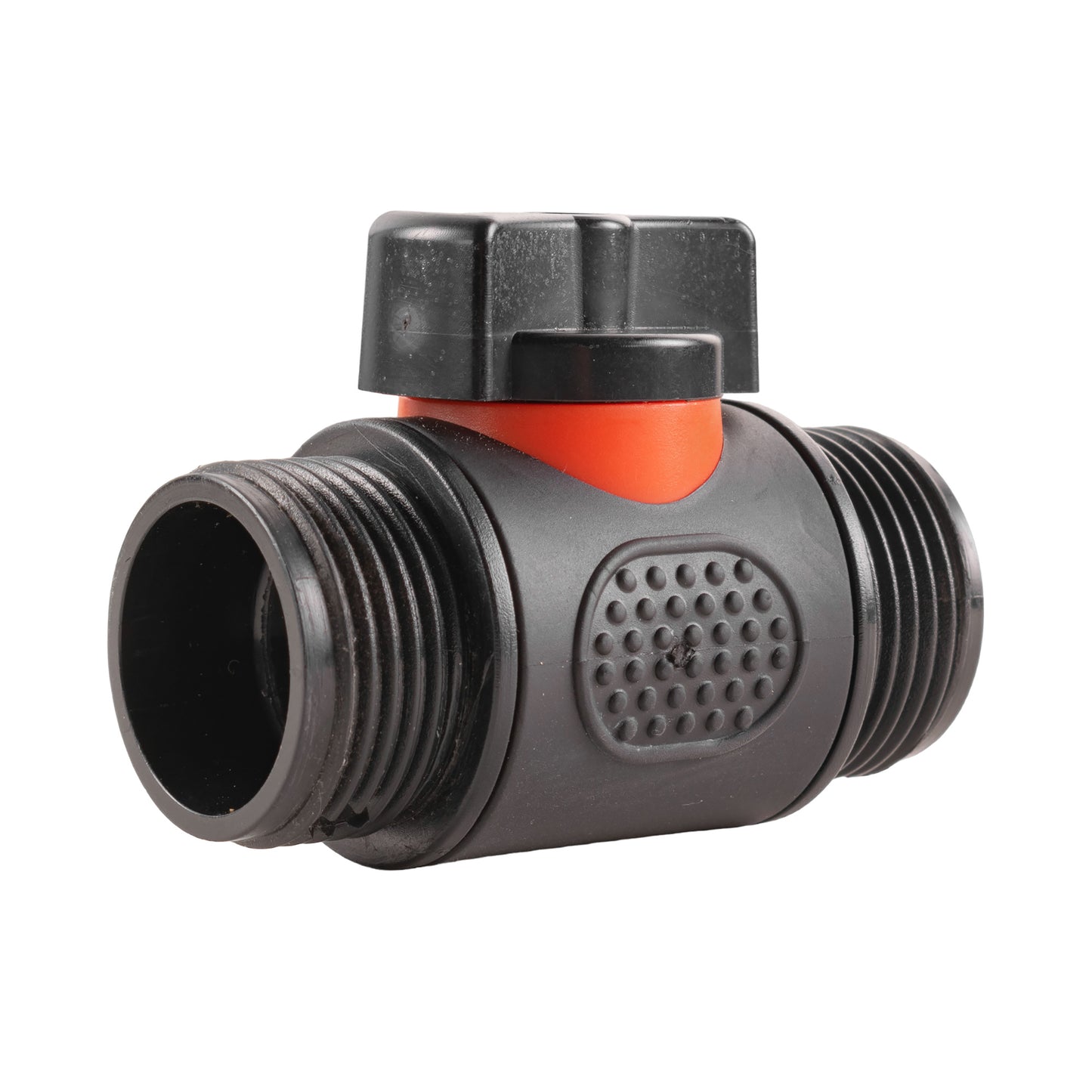 Wall Flange Kit 25mm MDPE + In-Line Valve + 20mm Barb