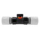 In-Line BSPF Valve with 2 x Hose Connectors WL