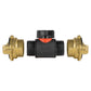 In-Line BSPM Valve with 2 x Geka Type Connectors