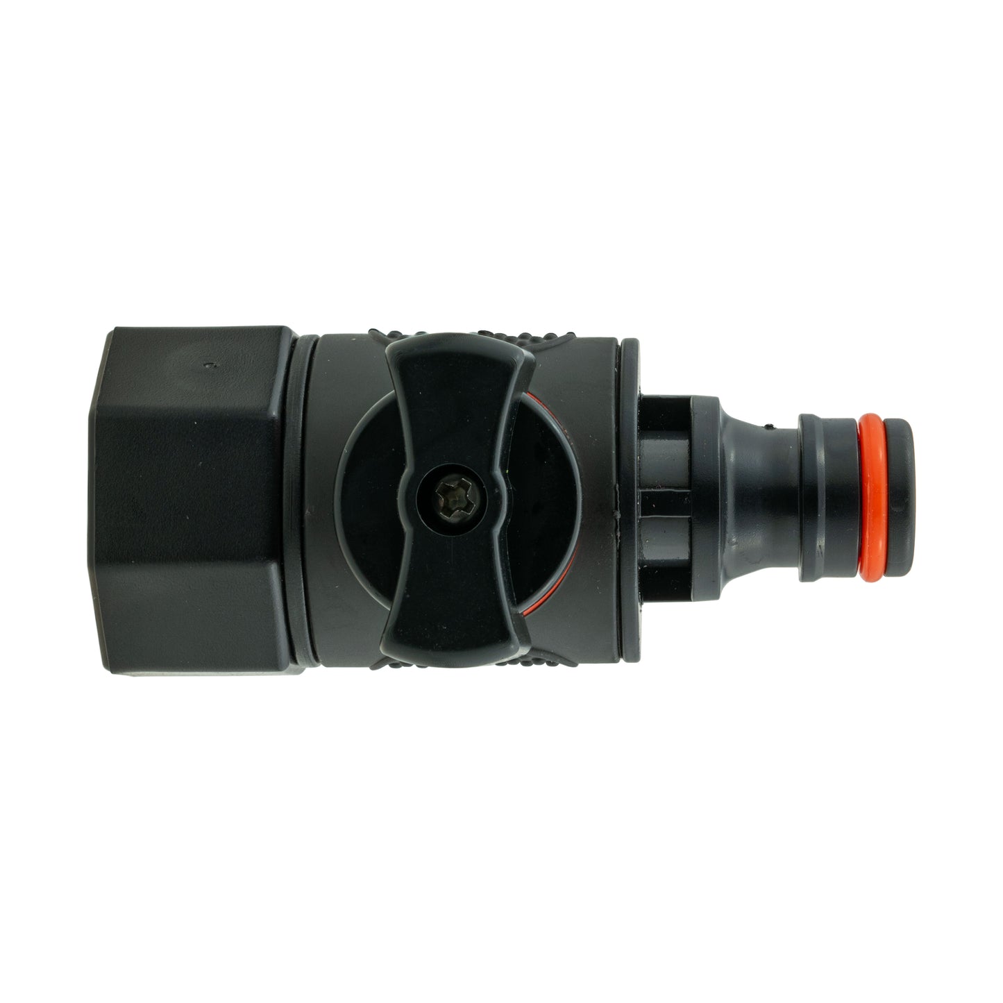 19mm Brass Barb with BSPF-Quick Connect Valve & Hose Connector Black
