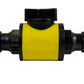 Cost Wise Snap On Male-Male In Line Valve Kit Yellow/Black