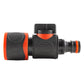 In Line Soft Touch Valve Snap-On Female To Male Black
