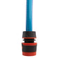16mm Barbed Straight with BSPF-Quick Connect Valve & Hose Connector Black Soft