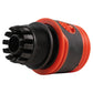 16mm Barbed Straight with BSPF-Quick Connect Valve & Hose Connector Black Soft