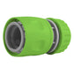 Female Hose Connector, 1/2" or 5/8" Hose, Green/Gray