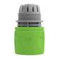 Female Hose Connector, 1/2" or 5/8" Hose, Green/Gray