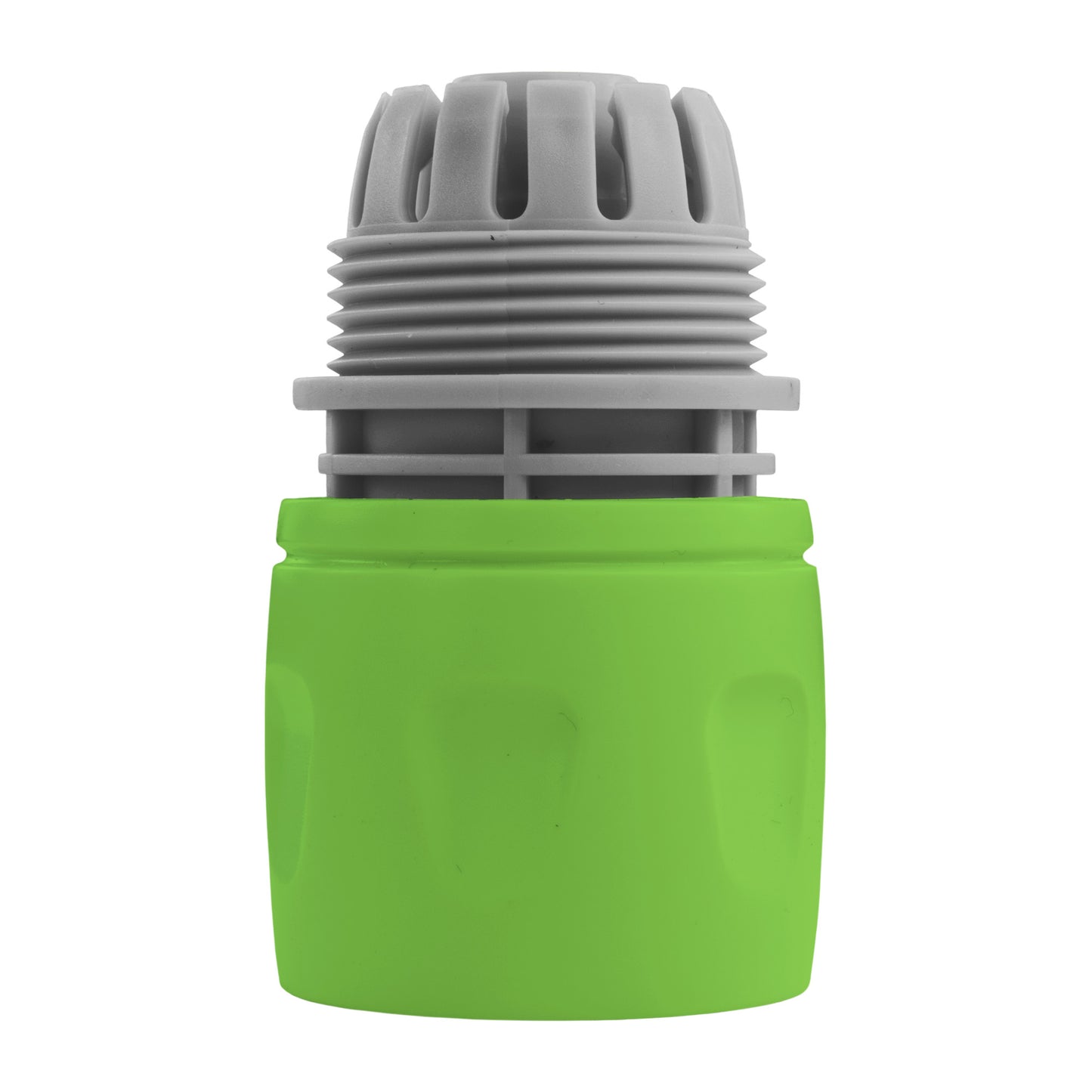 Female Hose Connector, 1/2" or 5/8" Hose, Green/Gray