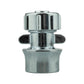20mm MDPE Straight with BSPF-Quick Connect Valve & Hose Connector Zinc