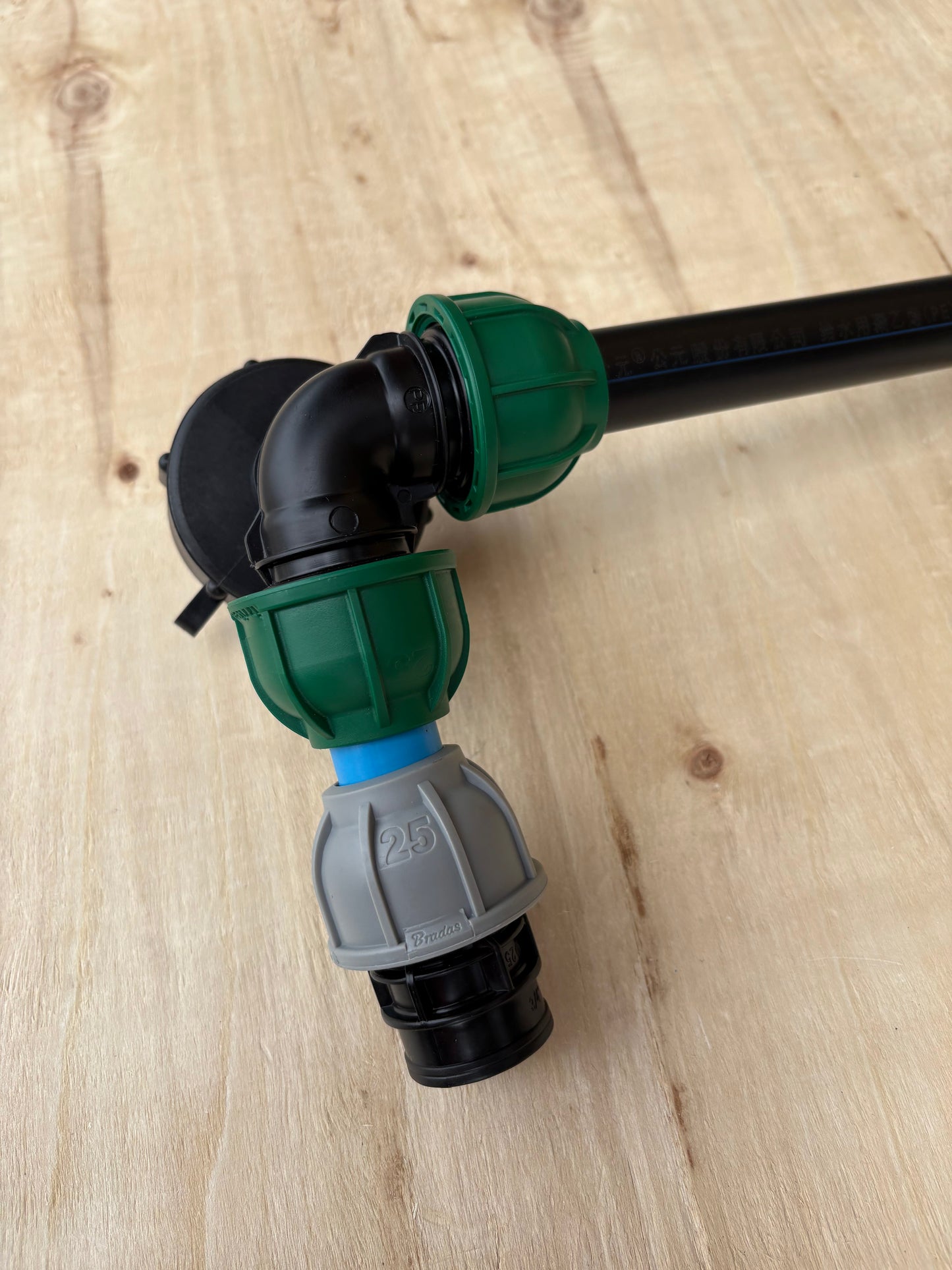 IBC 25cm Riser Tap Connection Kit with Side Tap