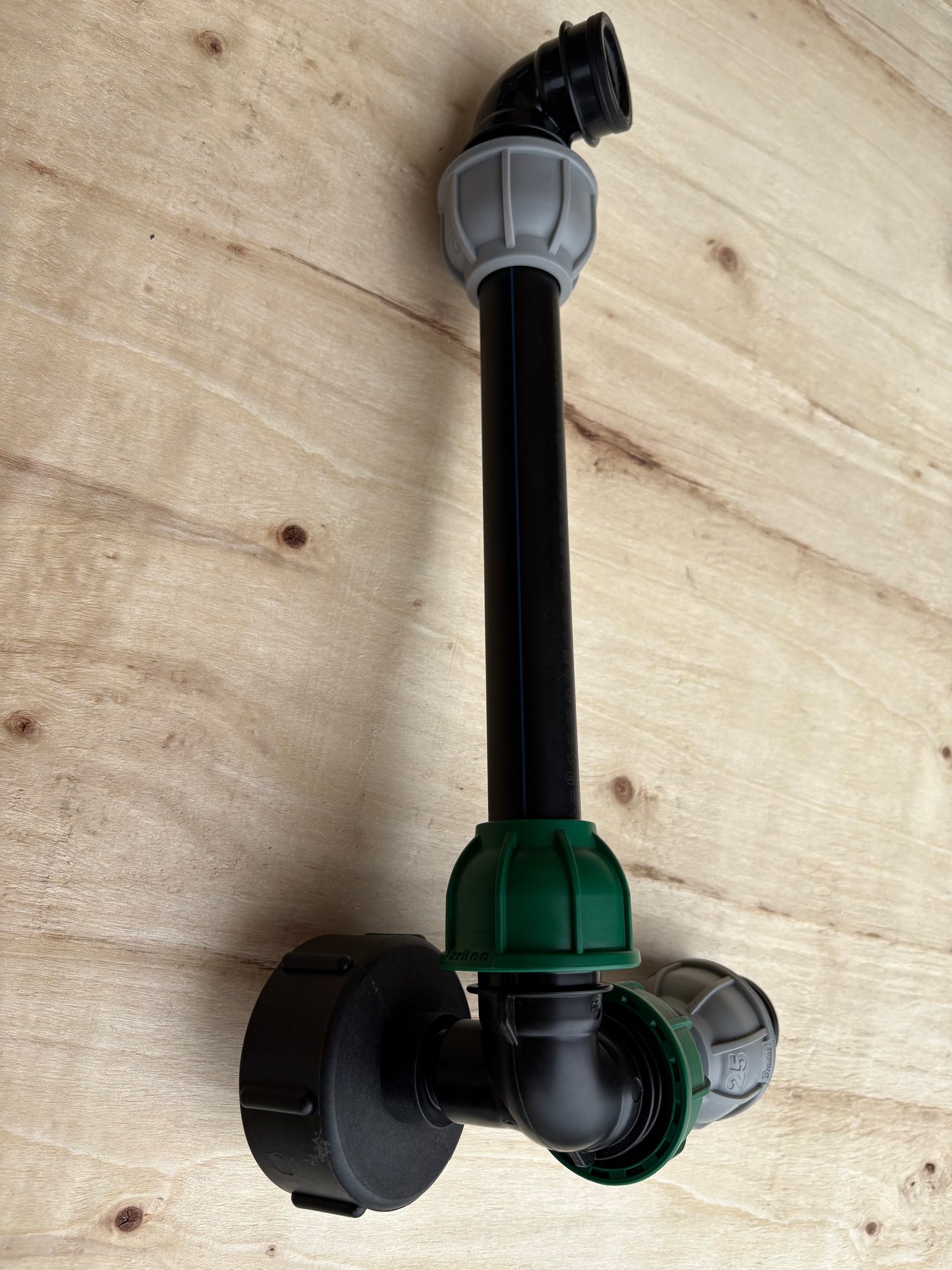 IBC 25cm Riser Tap Connection Kit with Side Tap