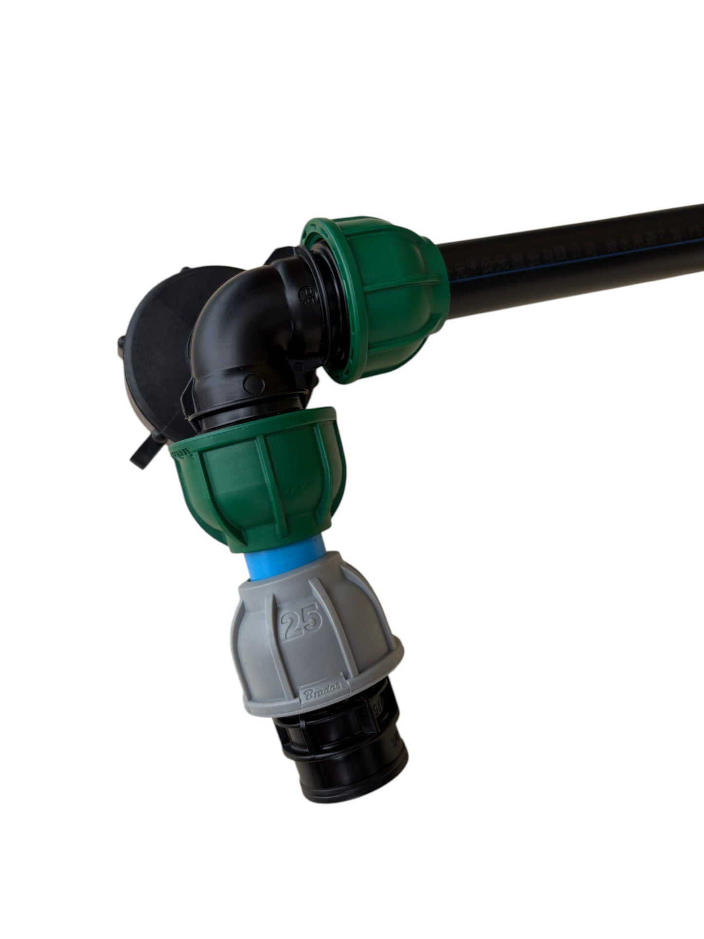 IBC 25cm Riser Tap Connection Kit with Side Tap