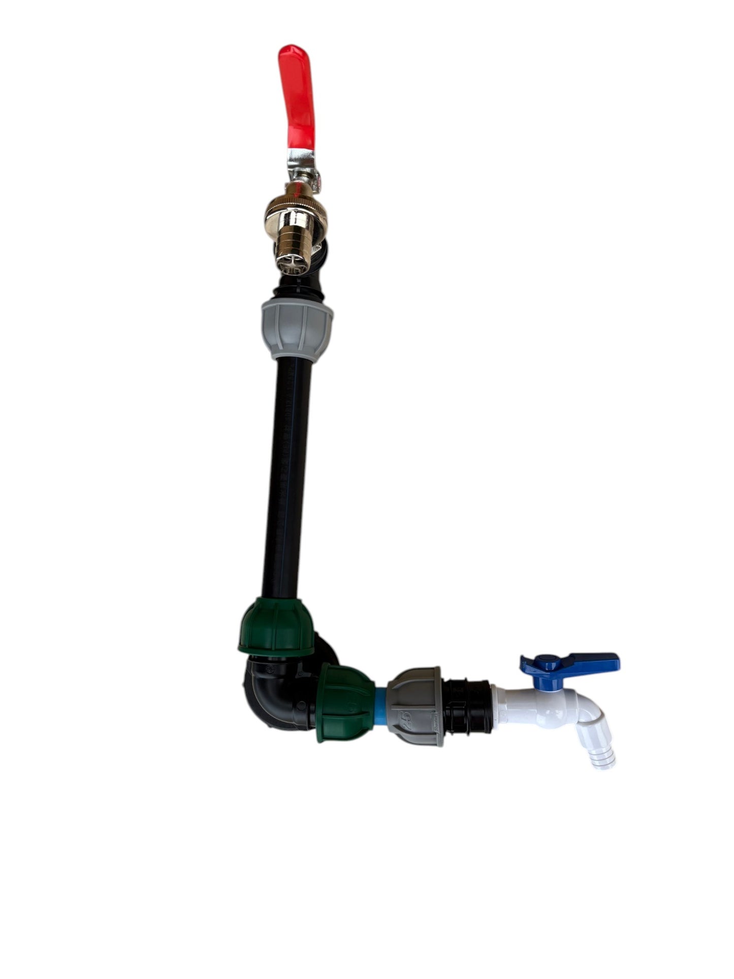 IBC 25cm Riser Tap Connection Kit with Side Tap