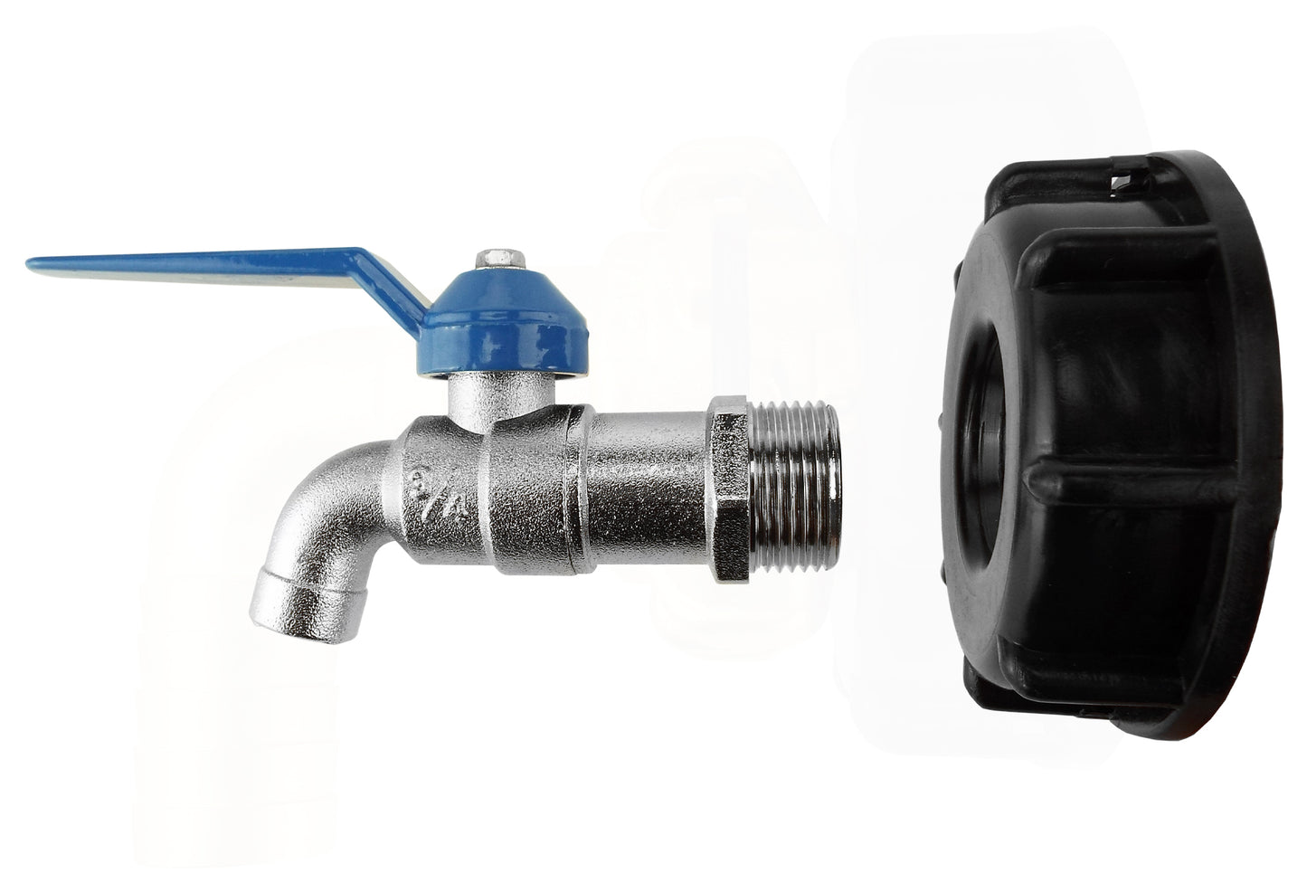 IBC 2” S60X6 Cap with Basic Garden Tap ½” BSP